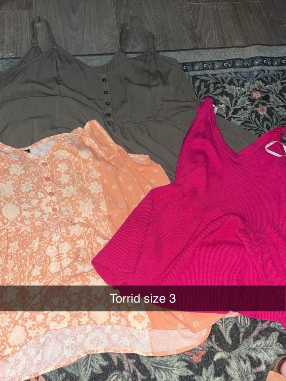 3 Torrid Tank Tops - Size 3